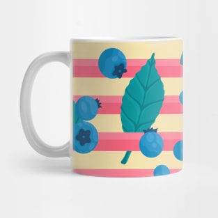 Melancholic Blueberry Pattern Mug